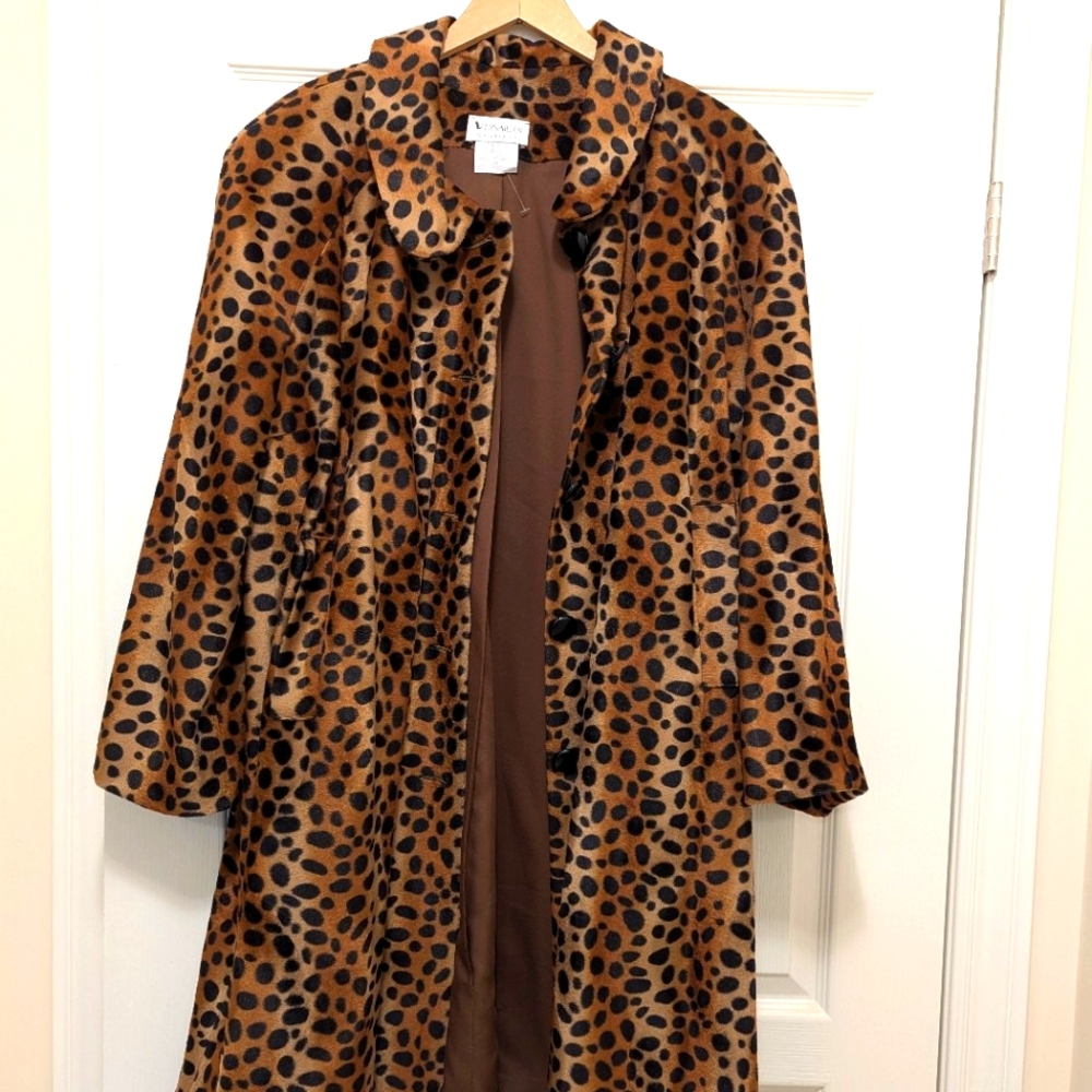 Leopard Print Women's Coat